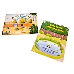 Lot of 2 Spanish Kids LA BELLA HORTELANA By Gomez Cu-cu Cu-cu Cantaba La Rana